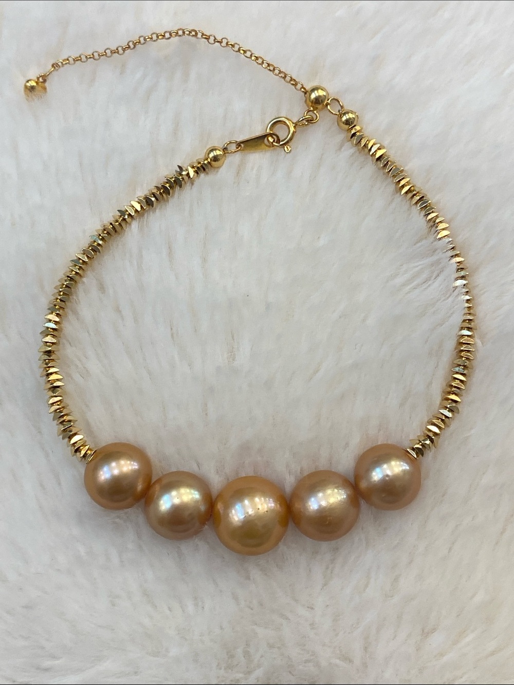 Golden Pearl Bracelet